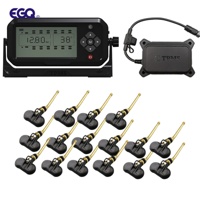 ACC Input Trailer Tire TPMS-systeem met 16 wielklepsteelsensorrepeater en ontvanger