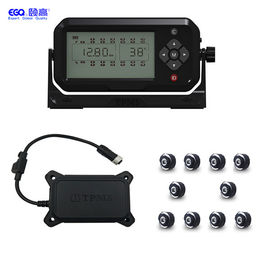 10 van de de Vertoningsaanhangwagen van de bandvrachtwagen TPMS LCD de Band Controlesysteem