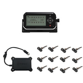 12 Wiel Vrachtwagen Bandenspanningscontrolesysteem TPMS Gebundelde Sensoren 433.92MHz 12mA 203 Psi