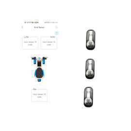 Voorzijde 3 Wheeler Tire Pressure Sensor 120 de Fiets TPMS van Psi BLE voor Fietsen