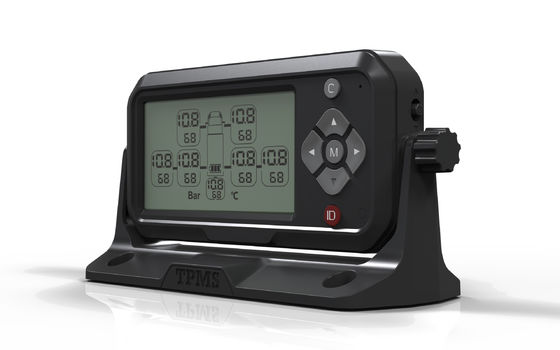 ISO9001 LCD van het autotpms Systeem Segmentvertoning 4 Deegtype Sensorwiel