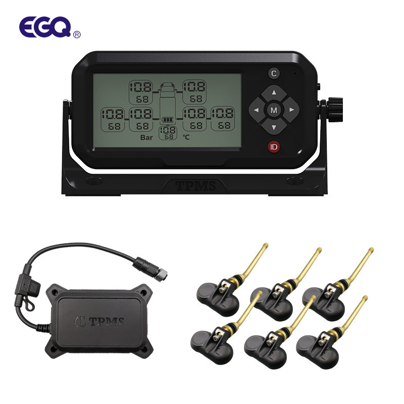 6-wiel ventielsensor Bandenspanningscontrolesysteem Aanhangwagenband TPMS-systeem